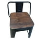 thumbnail image 2 of Unidad Piso Tauretes Tolix 66 Cm Con madera Negro, 2 of 2
