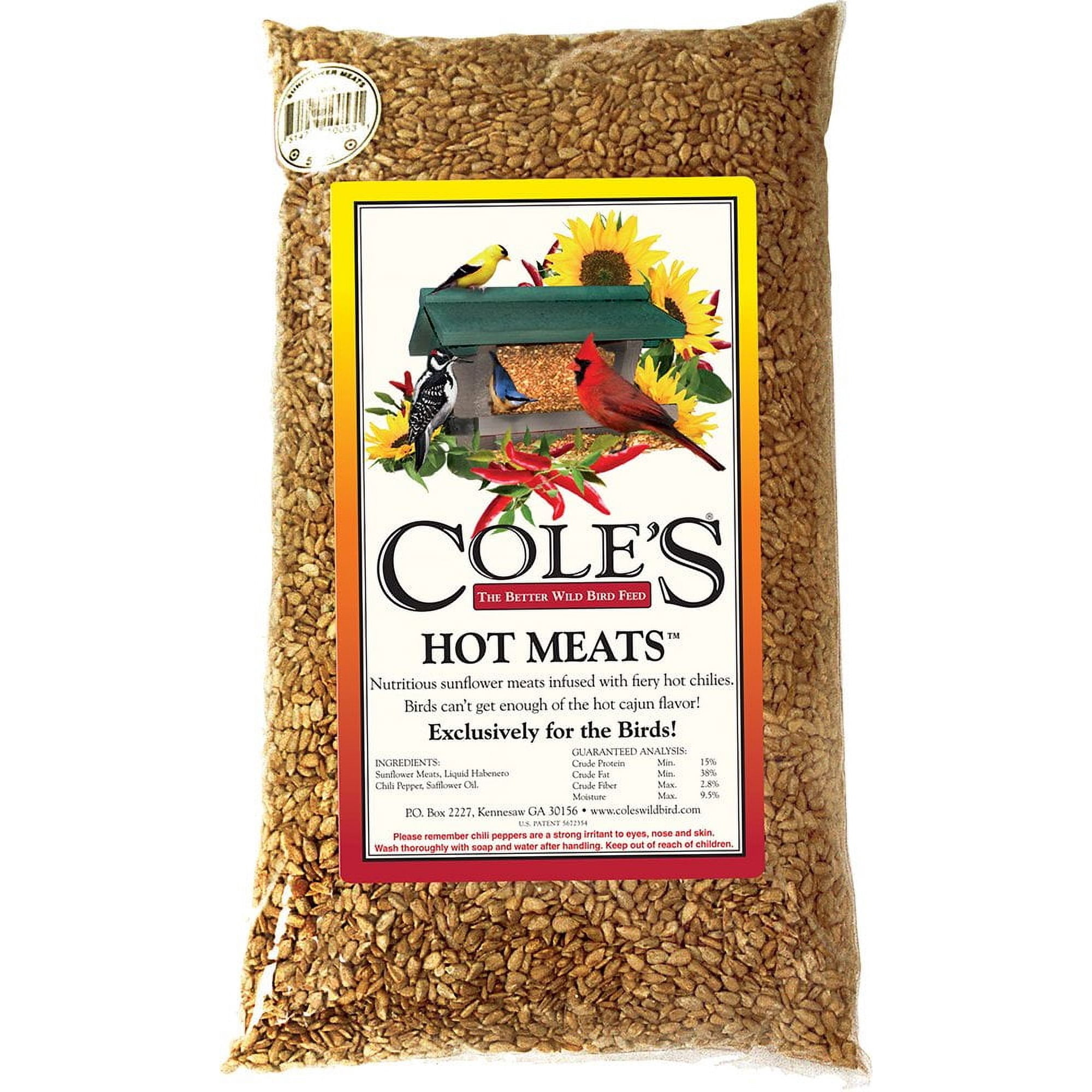 Carnes calientes Bird Seed COLE'S HM10, paquete de 4,5 kg