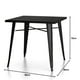 thumbnail image 5 of Mesa Comedor Cuadrada Madera Tolix Negra, 5 of 5
