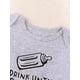 thumbnail image 4 of Unisex Infant Baby Funny Letter Graphic Onesie Romper, Cute Short Bodysuits Outfits For Boys And Girls, 4 of 5