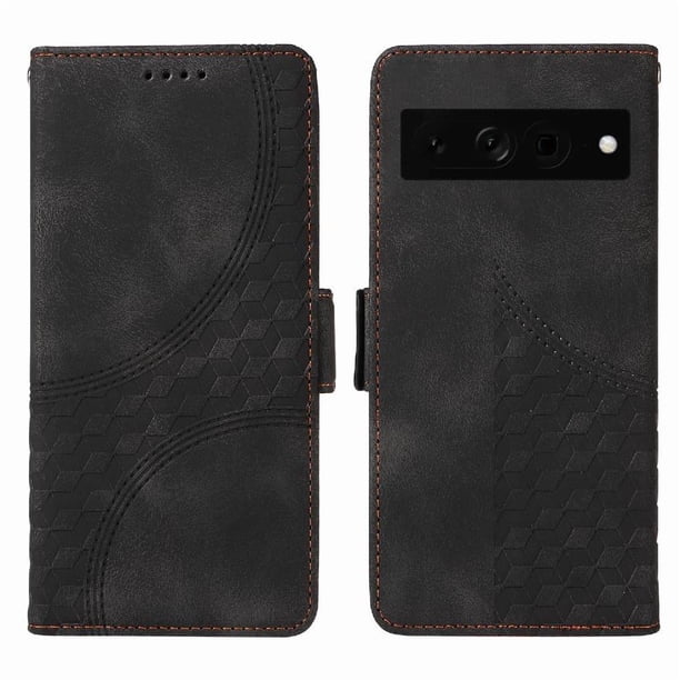 Carcasa FOXDOCK Google Pixel 7 Pro de cuero PU, diseño acolchado clásico, protección contra caídas y rayones