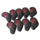 thumbnail image 5 of 9pcs Impermeable Cráneo Golf Hierro Cubierta De La Cabeza Club Putter Cubiertas De La Cubierta Para La Cabeza Rojo, 5 of 5