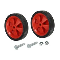 Magideal - 2 Ruedas De Repuesto Para Compresor De Aire, Antideslizantes, A Prueba De Golpes, Universales, Con Tuerca, Fácil Movilidad, Adecuadas Para Reparaciones De Garaje Y Actualizaciones De 12 Cm