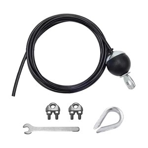 Ioensy - Cable De Acero De Repuesto Para Gimnasio, Cuerda De Alambre Para Equipo De Fitness, Entrenamiento, Ejercicio, 3,5 M