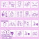 thumbnail image 4 of Tableta animada para colorear Hello Kitty con 20 insertos de diseño, 4 of 9