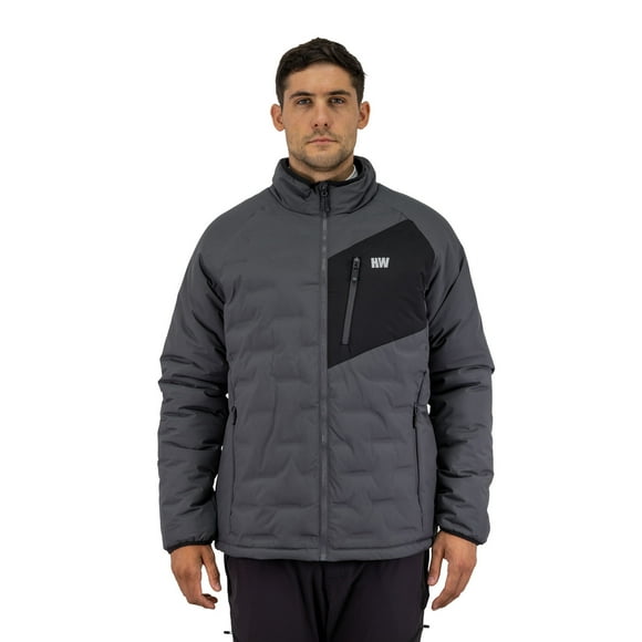 Parka Insulada HW Explorer S/Gorro Hombre Carbon Grey
