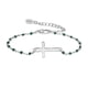 thumbnail image 1 of Brazalete cruz religiosa de plata de ley, 1 of 2