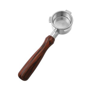 Magideal - Cafetera Portafiltro Sin Fondo Y Filtro Herramienta De Acero Inoxidable Para Principiantes Y Expertos Diseño Extraíble Profesional Fácil De Limpiar 54 Mm