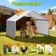 thumbnail image 4 of Refugio de sombra para perro Nidouillet, tienda exterior impermeable 4x4x1 m, 4 of 8