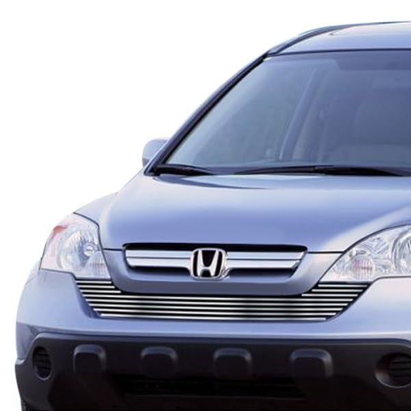 Palanquilla Horizontal Bumper Grille Apg Plateada Hairline De 1 Pieza