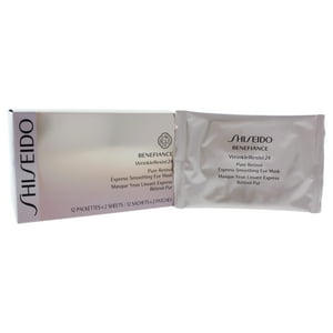 Benefiance Wrinklesist Mascarilla Suavizante Para Ojos Con Retinol Puro De Shiseido Para Unisex - Mascarilla Para Ojos Con Hojas