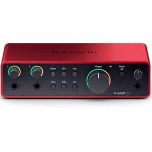 Focusrite - Interfaz De Audio Focusrtite Scarlett 2I2 4Th Generacion