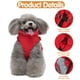 thumbnail image 3 of 1 chaqueta acolchada de algodón de invierno para perro rojo con cremallera en el pecho y espalda con reflectante, 3 of 5