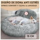 thumbnail image 3 of Cama Mascota Grande Yep Pet Perro L Antiestrés Y Ronquido gris, 3 of 6