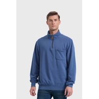 Fashionspark - Polerón Hombre Half Celeste