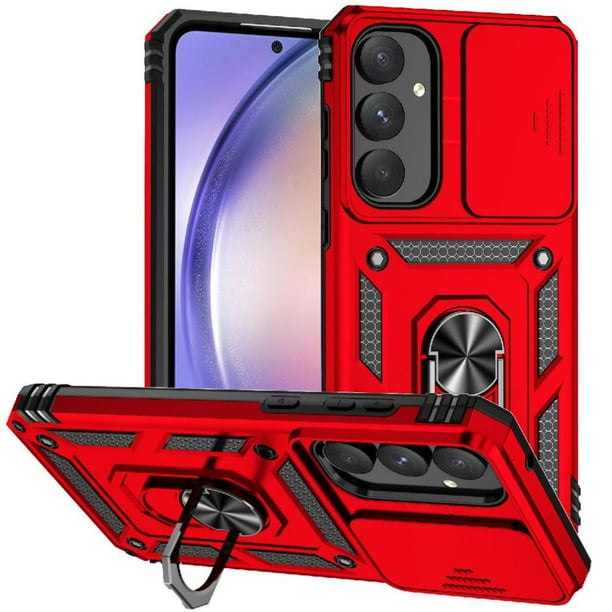 Estuche GANGXUN para Samsung Galaxy A55 5G, soporte giratorio 360°, estilo mecánico y magnético