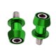 thumbnail image 1 of 2 unids 8 mm universal de la motocicleta cnc brazo oscilante carretes deslizante verde, 1 of 5