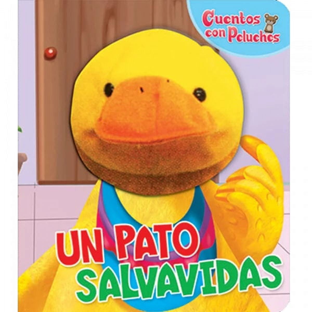 Zig Zag - Libro Un Pato Salvavidas 7 10 Páginas De Cartón, De 23 X 26 Cm. Tapa De Cartón Con Títere De Peluche.