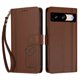 thumbnail image 3 of Funda Cartera Trébol para Google Pixel 8 con Ranuras Tarjetas y Carga Inalámbrica Marrón, 3 of 6