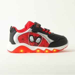 Zapatilla Con Luces Niño Spiderman Details Rojo Marvel