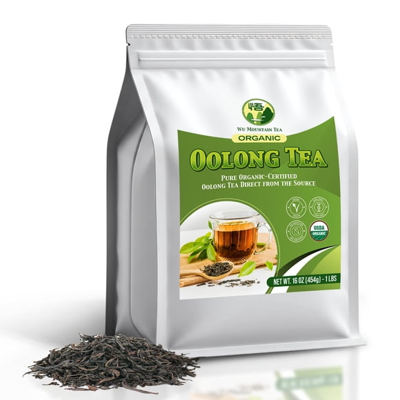 Té Wu Mountain Tea Oolong Orgánico 454 g de hoja suelta
