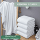thumbnail image 2 of Toalla Blanca de Baño Hotel Spa Algodón 70x140 500 g, 2 of 3