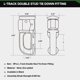 thumbnail image 2 of Abrazadera de Amarre Onesnt Pack de 6 - Resistencia 2 250 kg, 2 of 6