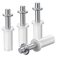 Magideal - 4X Hardware De La Puerta Bifold Kits De Herramientas De Reparación De Hardware De Puerta De Armario Metal Fácil De Instalar Pieza De Repuesto Para Pue Estilo C