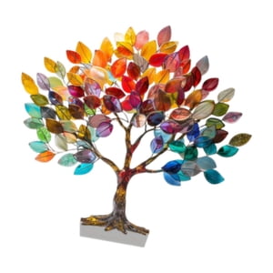 Bothyi - Árbol De La Vida Plano En 2D, Regalo De Oficina, Decoración Navideña, Para Sala De Estar