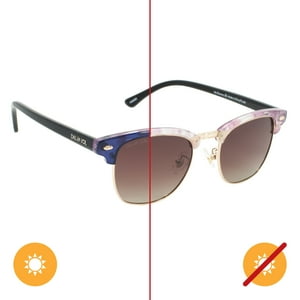 Delsol - Solize My Sharona - Transparente A Morado De Para Mujer - Gafas De Sol