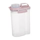 thumbnail image 3 of Contenedor De Almacenamiento De Cereales, Tarros De Almacenamiento Para Cocina, Suministros Para Hornear, Frutos Secos, 2,5 Kg, Rosa, 3 of 3