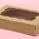 thumbnail image 2 of Cajas para Pastel Suxumhao Marrón 18cm x 11cm x 4cm, 2 of 3