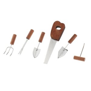 Magideal - Herramientas De Jardinería De Simulación 1:12, Herramientas De Jardín En Miniatura Para Casa De Muñecas, Juguetes De Limpieza Para Niños, Herramientas
