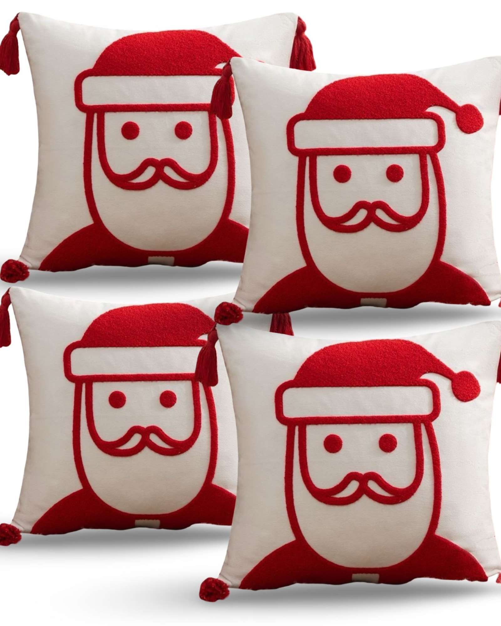 Genérico - Pack De 4 Fundas De Cojin Para Navidad A7