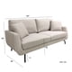thumbnail image 3 of Sofa Catena 3 Cuerpos Beige, 3 of 3