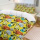 thumbnail image 1 of Yellow Route 66 Cars Lightning Mcqueen Comforter Set Soft 3 Pcs Twin Bedding Sets Thicken for All Season, 1 of 5