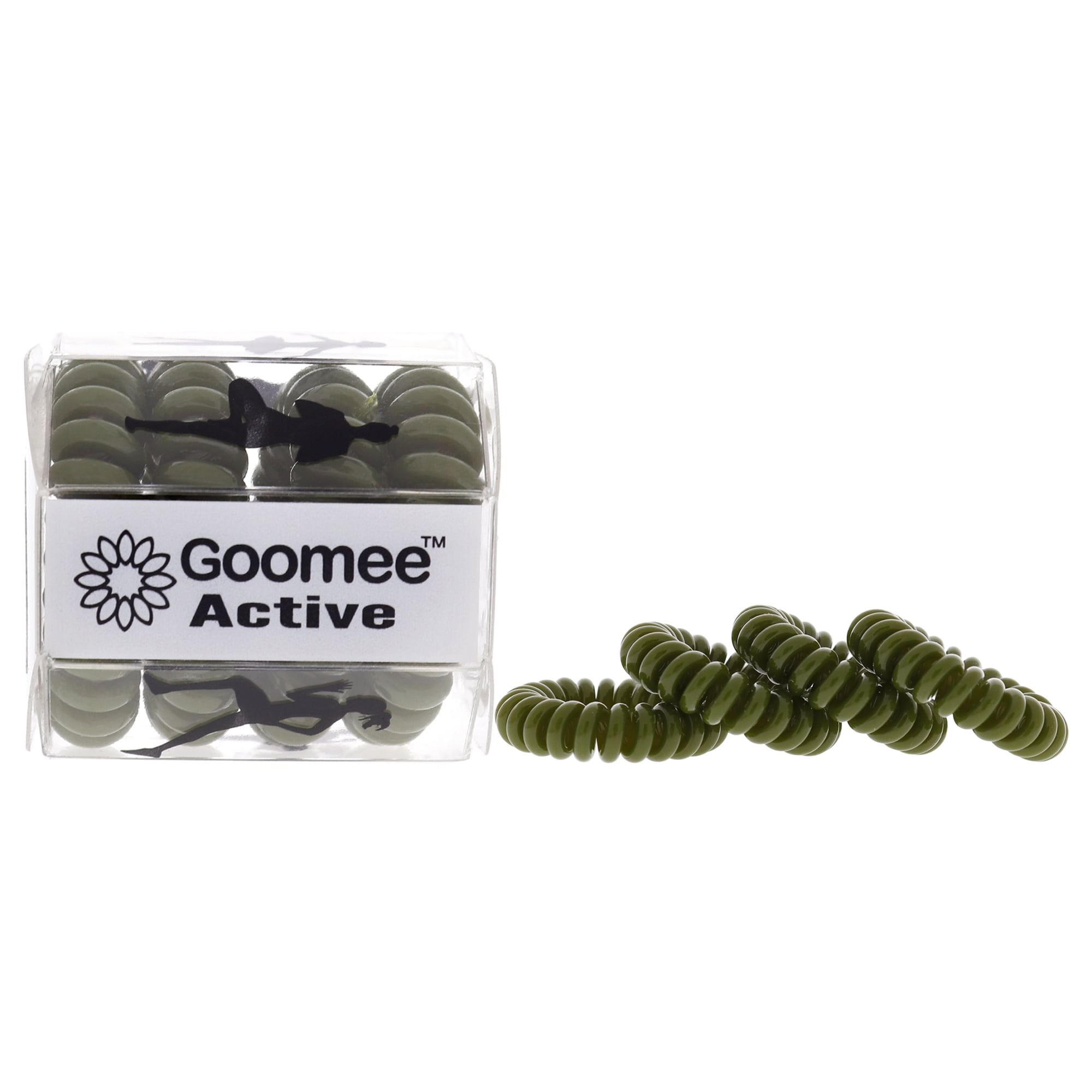 Goomee - Active The Markless Hair Loop Set - Verde Duro Como El Césped De Para - Lazo Para El Cabello