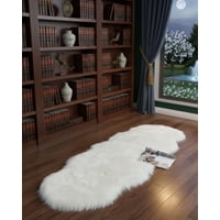 Mylhogar - Alfombra Peluda Decorativa Ultra Suave