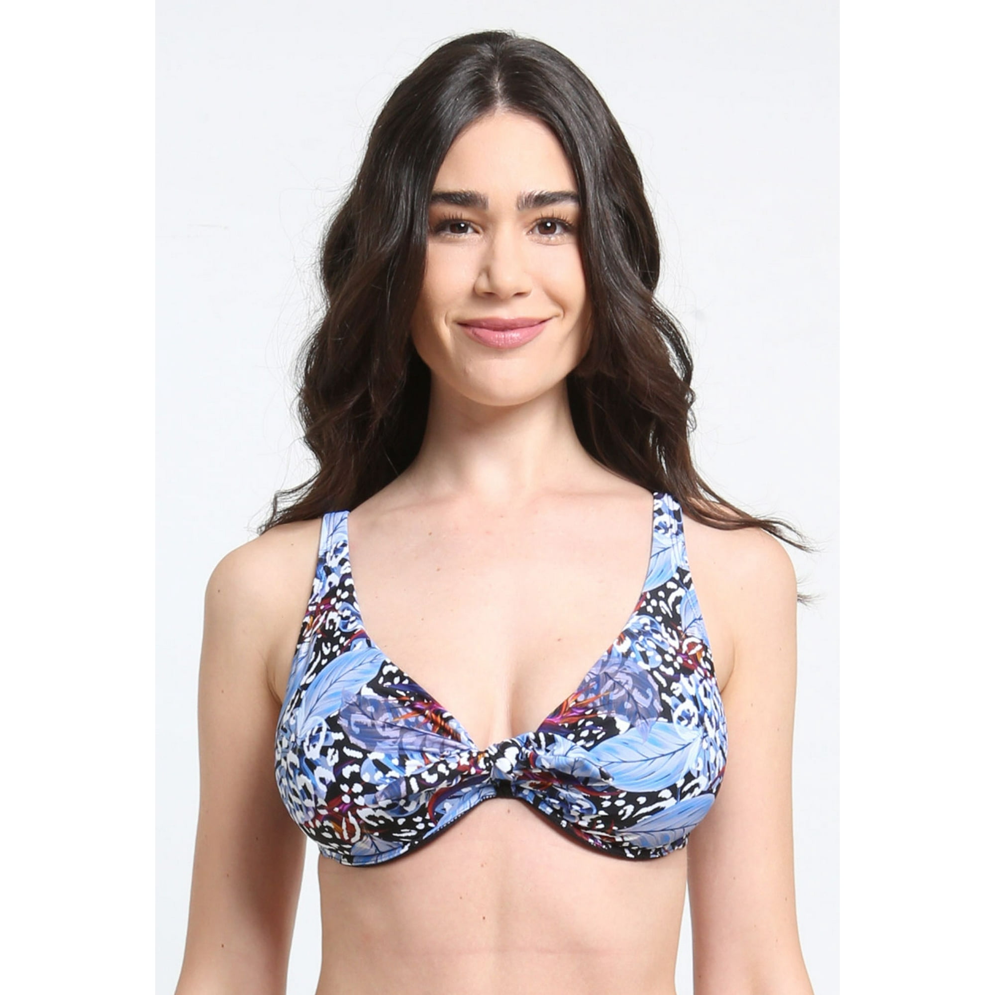 Samia - Bikini Anudado Copa C - D Estampado Azul 48