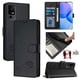 thumbnail image 1 of Funda tipo cartera FOXDOCK para TCL 40R con soporte, ranuras, RFID, diseño de gato, 1 of 5