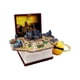 thumbnail image 4 of Llavero Con Forma De Libro De Castillo En 3D, Llaveros Bonitos Novedosos Para Estudiantes, Premios En El Aula, Castillo Marrón, 4 of 5