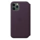 thumbnail image 3 of Funda Folio De Cuero Para Iphone 11 Pro En Color Berenjena, 3 of 6