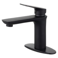Grifo De Baño Kingston Brass Frankfurt Negro Mate