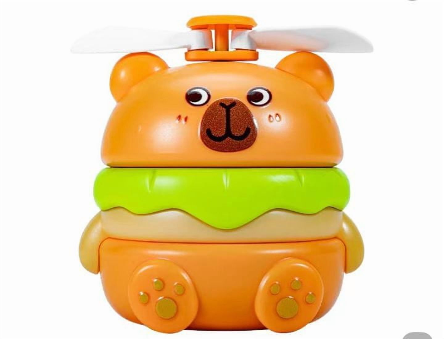 Click Ventas - Mini Ventilador Portátil Recargable En Forma Osito Hamburguesa Mt