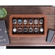 thumbnail image 4 of Caja de relojes ROTHWELL de 12 compartimentos en cuero color tostado/marrón, 4 of 9