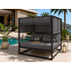 thumbnail image 2 of Cama balinesa moderna , super king ,gris, 2 of 3