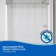 thumbnail image 3 of Cortina de ducha Kenney KN61455, 180 x 183 cm, impermeable, 3 of 7