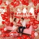thumbnail image 5 of Set de globos y pancarta de corazones MAJUSTA para aniversario, 5 of 8