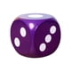 thumbnail image 4 of Dados De Espuma EVA STEM Aprendizaje De Matemáticas Ense?anza D6 Para El Aula Ni?os Bolsa Rellenos Violeta, 4 of 5