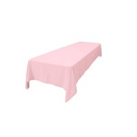 Mantel La Linen, Popelina De Poliéster, Lavable, 152 X 366 Cm, Color Rosa